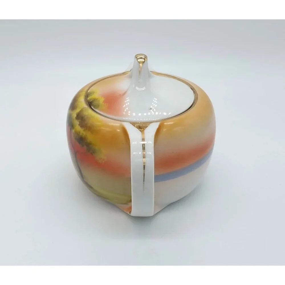 Antique Noritake Morimura Hand painted Sugar bowl
